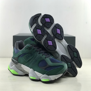 Новые ретро-кроссовки 9060 на массивной подошве, разноцветные, легкие, с сетчатым дышащим дизайном и логотипом-буквой, на массивной повседневной подошве - Product Image 6