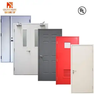 1 2 3 hour ul listed exterior Steel apartment hotel Fire Rated Door fire resistant hollow metal door Others Doors