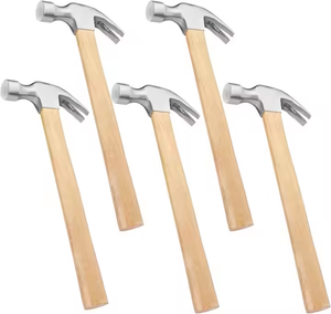 Marteau de clouage en acier au carbone de qualité industrielle, à manche en bois, poignée droite, longueur 275 mm, personnalisable OEM pour - Product Image 2