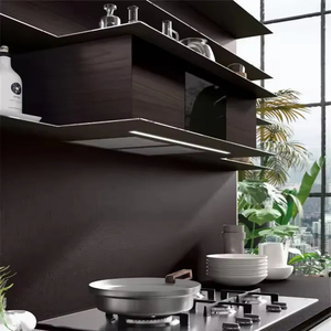 Vermonhouzz - Gabinete <span class=keywords><strong>de</strong></span> Cocina Moderno y Minimalista Personalizado, Dos Tonos, Blanco Mate y Madera Oscura, <span class=keywords><strong>para</strong></span> un Confort y Almacenamiento Extremos - Product Image 4
