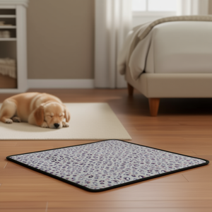 Set di Quattro Tappetini Antiscivolo per Cani con Motivo Quadrato per il Comfort e la Sicurezza degli Animali Domestici - Product Image 3