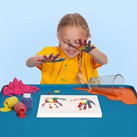 Silicone de qualité alimentaire 26 "X 16" Tapis artisanal le tapis de créativité avec un bord Taille de classe 0 ans et plus
