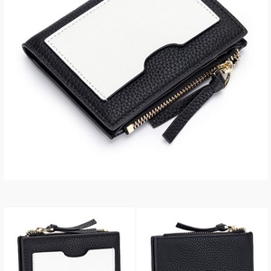 Fashion Best Quality Genuine Leather <b>Small</b> Women Famous Brand Card Holder Wallet - Product Image 4