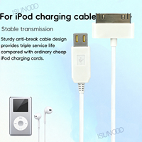 Reproductor de Música USB 1394, Cable de Carga de 12V para iPod 3ª y 4ª Generación, iPod Mini 1ª Generación, iPod Video 5ª y 5.5ª Generación, iPod Classic 6ª y 7ª Generación