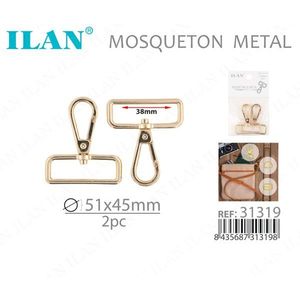 Accessorio per Borsa in Metallo Ilan 51x45mm, Confezione da 2 Pezzi - Product Image 3