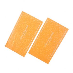 Enveloppe d'expédition autocollante résistante aux déchirures, sur mesure, avec logo personnalisé, couleur orange, sac de courrier en plastique pour l'emballage - Product Image 2