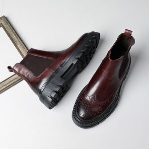 Zapatos de cuero ligeros, elegantes y transpirables para hombre, estilo casual para exteriores, de piel de vaca, a la moda. - Product Image 2