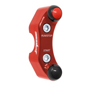 Interruptor de manillar derecho para MV Agusta Brutale 1090RR/R (orificios alineados) (rojo) - Product Image 3