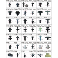 Clips de fixation universels en plastique de haute qualité pour carrosserie automobile et attaches en plastique pour voiture