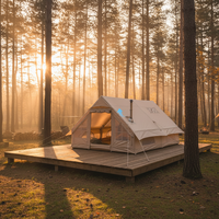 12 ㎡   Carpa Inflable de Lujo, Impermeable, para Campamento Familiar, para Resort, Jardín, Hostelería al Aire Libre, Suministro al por Mayor