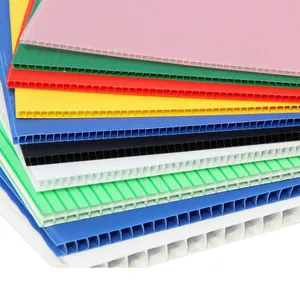 Individuelles recyceltes pp-Material Farbe Polypropylenkern Rille PP-Golsplatte aus Kunststoff