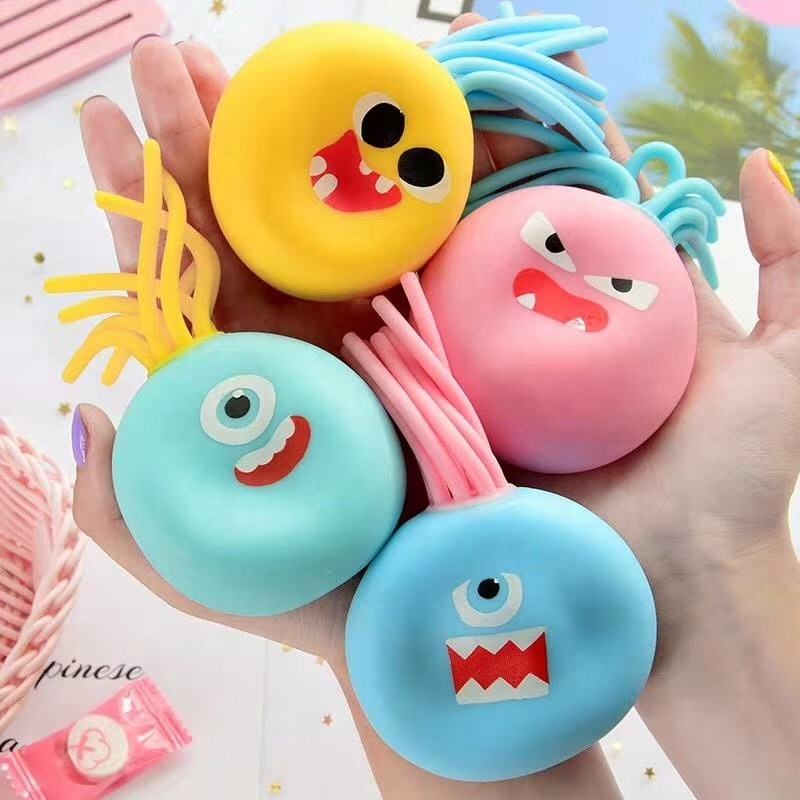 Sensory Funny Monster Squeeze Stress Reliever Toy Flour Ball Fidget Toys for Kids