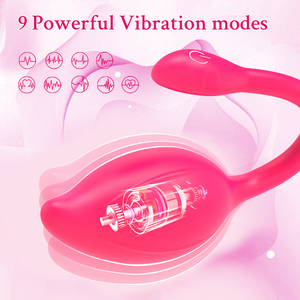 Vibrador Femenino Portátil de 9 Frecuencias con Control Remoto por Aplicación Móvil, Vibrador Tipo Huevo Inalámbrico para Punto G, GZ RTS, Pedidos Mixtos al por Mayor - Product Image 2