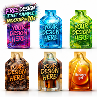 Pochettes à bec verseur biodégradables pour gel énergétique, personnalisées avec logo, pour la nutrition sportive – Fabrication chinoise