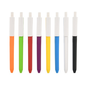 Customized Ballpoint <b>Pens</b> Plastic Body Silk Screen Printing Logo Business Office Stationery Push Button Advertising <b>Pens</b> - Product Image 5