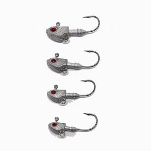 Testa di giga colorata per pesciolino con gancio Ultra puntale per trematode e Bass Fishing ORJD migliore all'ingrosso - Product Image 2