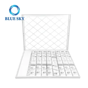 12x12x1 20x20x1 20x30x1 tái sử dụng ABS khung nhựa merv 8 11 13 sâu xếp li điều hòa không khí HVAC lò Bộ lọc không khí