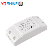 Module de relais intelligent WiFi AC90-250V 10A, relais de temporisation sans fil à commande à distance, relais intelligent pour maison connectée, compatible avec la commande vocale