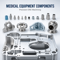 Pièces de fraisage CNC de précision pour équipement médical, acier inoxydable sur mesure pour le travail des composants mécaniques