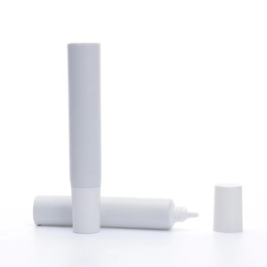 Wholesale Custom 10ml 15ml Aluminum Plastic Cosmetic Tube With White Long Nozzle Inner <b>Plug</b> For Essence Lotion Eyes Cream - Product Image 6