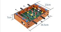 Werkseitig angepasste heiße Qualität Mini Fußball Tischs piel Desktop-Spiel Tischplatte Tischfußball mit Farbbox