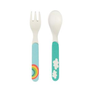Personalizzato Stampato In Fibra Di Bambù Posate Bambini Alimentazione Del Bambino Tessuto Cena Utensili Da Cucina <span class=keywords><strong>Set</strong></span> di Stoviglie da tavola - Product Image 3