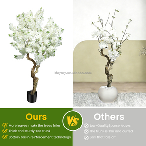 <span class=keywords><strong>Vendita</strong></span> calda al coperto su misura bianco fiore di ciliegio albero rosa <span class=keywords><strong>fiori</strong></span> artificiali per la decorazione della casa <span class=keywords><strong>e</strong></span> Interior Design - Product Image 3
