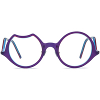 Monture de lunettes Borregls en acétate mat pour femme, nouvelle collection 2026, lunettes de vue rétro irrégulières de haute qualité, monture optique homme 19285