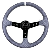 TIYPEOR Nouveau design Cuir rayé brodé sur mesure Roues de 9cm de profondeur Volant JDM Drift modifié