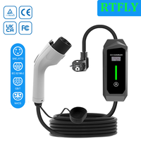 Chargeur EV portable 3,5 kW 220 V AC GBT Type 1 Type 2 Norme européenne 16A Chargeur EV pour usage domestique Station de recharge EV