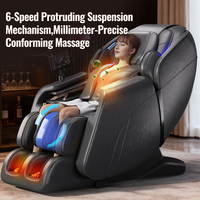 Nouvelle arrivée, fauteuil inclinable de luxe Shiatsu, fauteuil de massage pour tout le corps, coussin de massage avec chaleur et contrôle de la musique