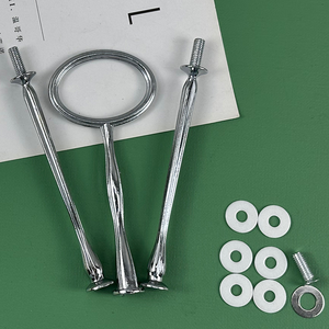 Vàng <span class=keywords><strong>3</strong></span> tầng 2 lớp bánh đứng phần cứng cho đám cưới trái cây tấm tráng miệng bánh đứng xử lý phù hợp phần cứng kim loại đứng - Product Image 5