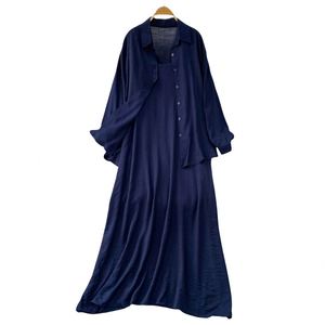 Ensemble deux pièces décontracté pour femme : chemise ample à manches longues et robe à bretelles amincissante pour l'été - Product Image 5