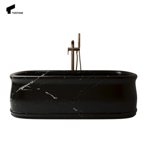Tostone Baignoire autoportante en marbre de style antique personnalisée Intérieur moderne pour salle de bain raffinée <span class=keywords><strong>Spa</strong></span>-Like Escape Appartement Villa - Product Image 3