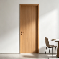 Porte de chambre minimaliste en olivier royal stylisée, porte intérieure insonorisée sur mesure en bois massif, porte d'entrée extérieure pour maison