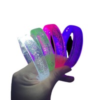 Bracelet Lumineux LED Numérique en Acrylique Fluorescent Coloré – Jouets de Fête, Articles Promotionnels pour Stands de Rue