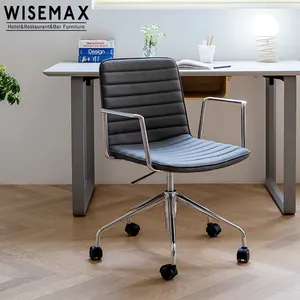 WISEMAX איטליה סגנון מעצב עם משענת יד סיטונאי בית Studyroom משרד כיסא ריהוט על מכירה