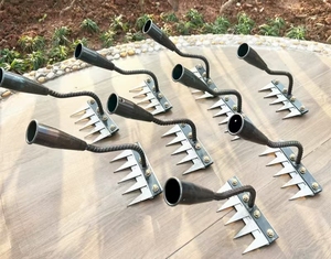 Râteau à 6 dents durable, outils de désherbage, acier inoxydable dur, outils à main pour le travail du sol dans les fermes familiales - Product Image 6
