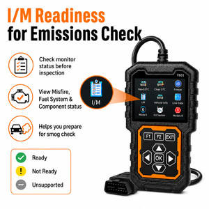 Escáner OBD2 V601, Herramienta de Diagnóstico para Autos, Lee y Borra Códigos de Error DTC, Datos en Tiempo Real, Comprobación I/M, Lector de Códigos de Falla del Motor - Product Image 2