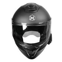 Nuevos Cascos de Motocicleta Abatibles de Doble Visera AXK con Forro de Algodón, Luz Trasera LED, Caja Modular de ABS, para Todas las Estaciones