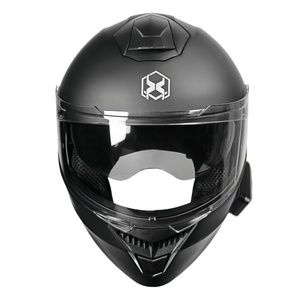 Nuovo <span class=keywords><strong>Casco</strong></span> Moto Modulare AXK con Doppia Visiera, Fodera in Cotone, Luce Posteriore a LED, in ABS, per Tutte le Stagioni - Product Image 5