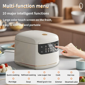 Olla <span class=keywords><strong>Arrocera</strong></span> Eléctrica Multifuncional 110V 220V, Olla Antiadherente, para 1-3 Personas, Mini Cocina Eléctrica, Olla <span class=keywords><strong>Arrocera</strong></span> Inteligente con Vaporera, 2L - Product Image 5