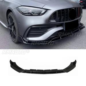 Difusor de parachoques delantero para coche, alerón negro brillante, pieza de modificación para Mercedes Benz Clase C W206 2022+, accesorios para coche - Product Image 1