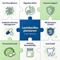 Poudre de Lactobacillus Plantarum pour additifs alimentaires et pour animaux, directement de l'usine, haute pureté
