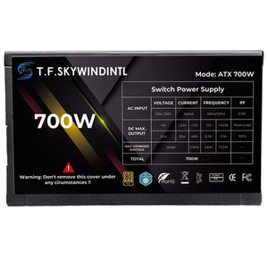 Fuente de Alimentación para PC TFDP, Nueva, Compatible con 12CM 80Plus Gold, Soporta 700W, Versión Internacional para Juegos - Product Image 5