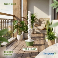 Tour de culture hydroponique automatique à 11 couches en plastique HDPE/ABS anti-UV Tru-Spring TSP-L 11, système d'agriculture verticale