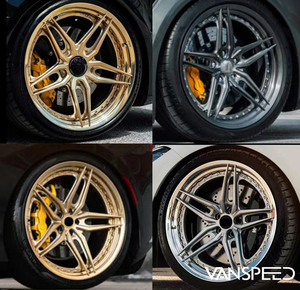 Ruedas de Aluminio para Auto de Carreras GS de 2 Piezas, Personalizadas, 4/5 Orificios, Forjadas, 25 mm, Negras, de 18-24 Pulgadas, para <span class=keywords><strong>Mercedes</strong></span> <span class=keywords><strong>C63</strong></span> y M2 - Product Image 6
