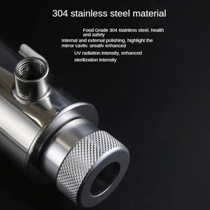 Xử Lý Nước 6W 12W 16W 25W 30W 55W UV Tiệt Trùng Uống Ống Nước Bằng Thép Không Gỉ UV Đèn Lọc Nước - Product Image 4