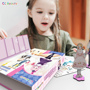 Juguete de Vestir Magnético Cc Beauty, Armario de Ensueño para Niñas, Juego Educativo de Simulación, Muñecas de Vestir, Material de Papel y Plástico - Product Image 4