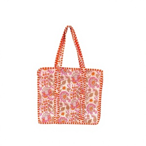 Bolsas de Mano Personalizadas de Alta Calidad, Ecológicas, Lavables, Reversibles, Acolchadas de Algodón, con Cierre de Cremallera, para Verano, Otoño e Invierno - Product Image 1